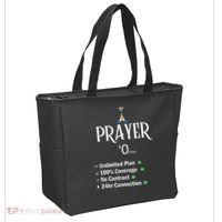 retro Christian Catholic Prayer About Jesus Tote Bag thumb 2