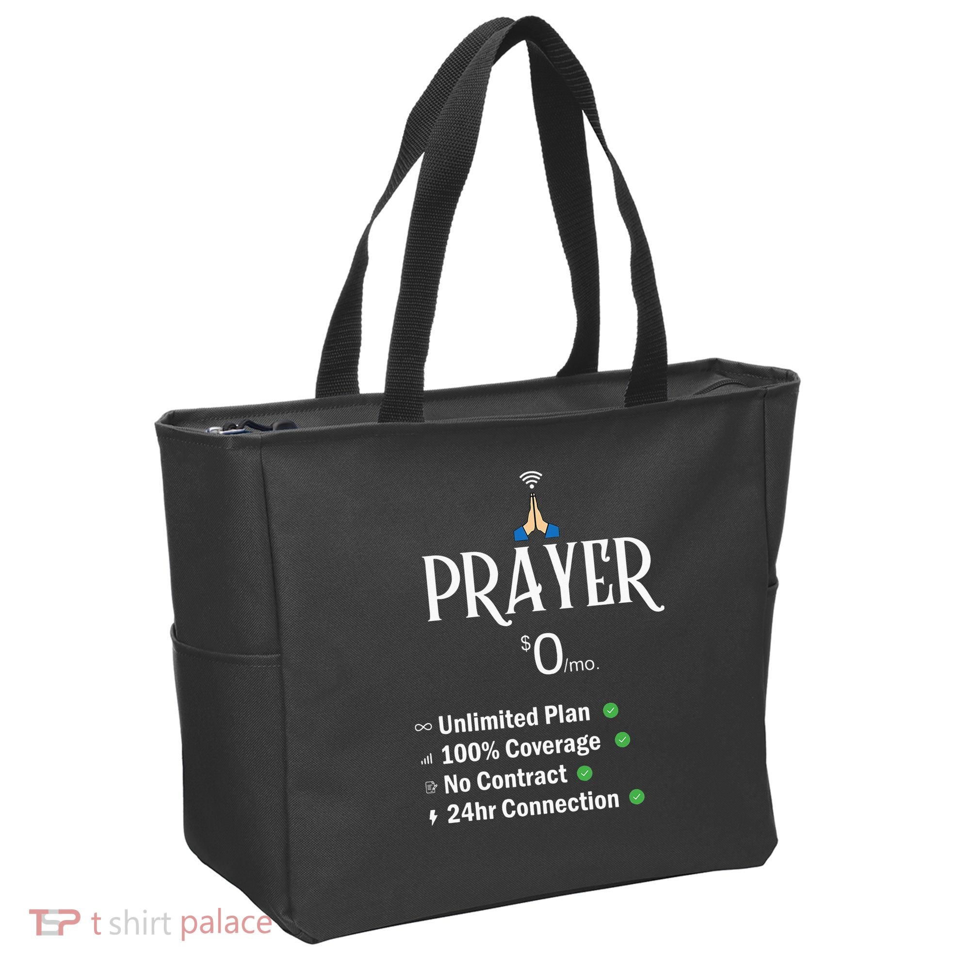retro Christian Catholic Prayer About Jesus Tote Bag