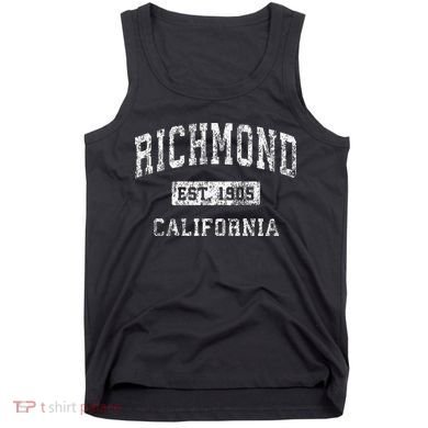 Richmond California Ca Vintage Established Tank Top