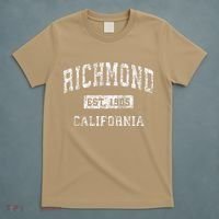 Richmond California Ca Vintage Established T-Shirt thumb 5