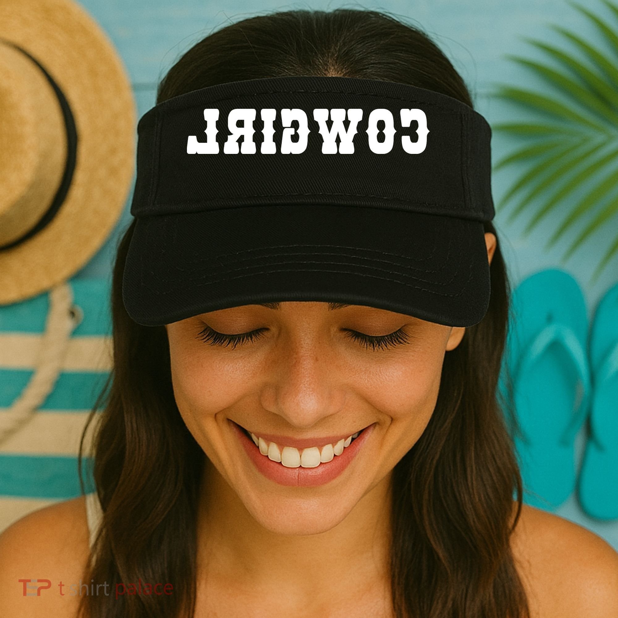 REVERSE Cowgirl Classic Logo Visor