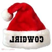 REVERSE Cowgirl Classic Logo Santa Hat thumb 0