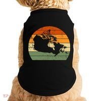 Retro Canada Canadian Map Sunset Canada Day Doggie Tank thumb 0