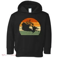 Retro Canada Canadian Map Sunset Canada Day Toddler Hoodie thumb 0