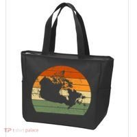 Retro Canada Canadian Map Sunset Canada Day Tote Bag thumb 3