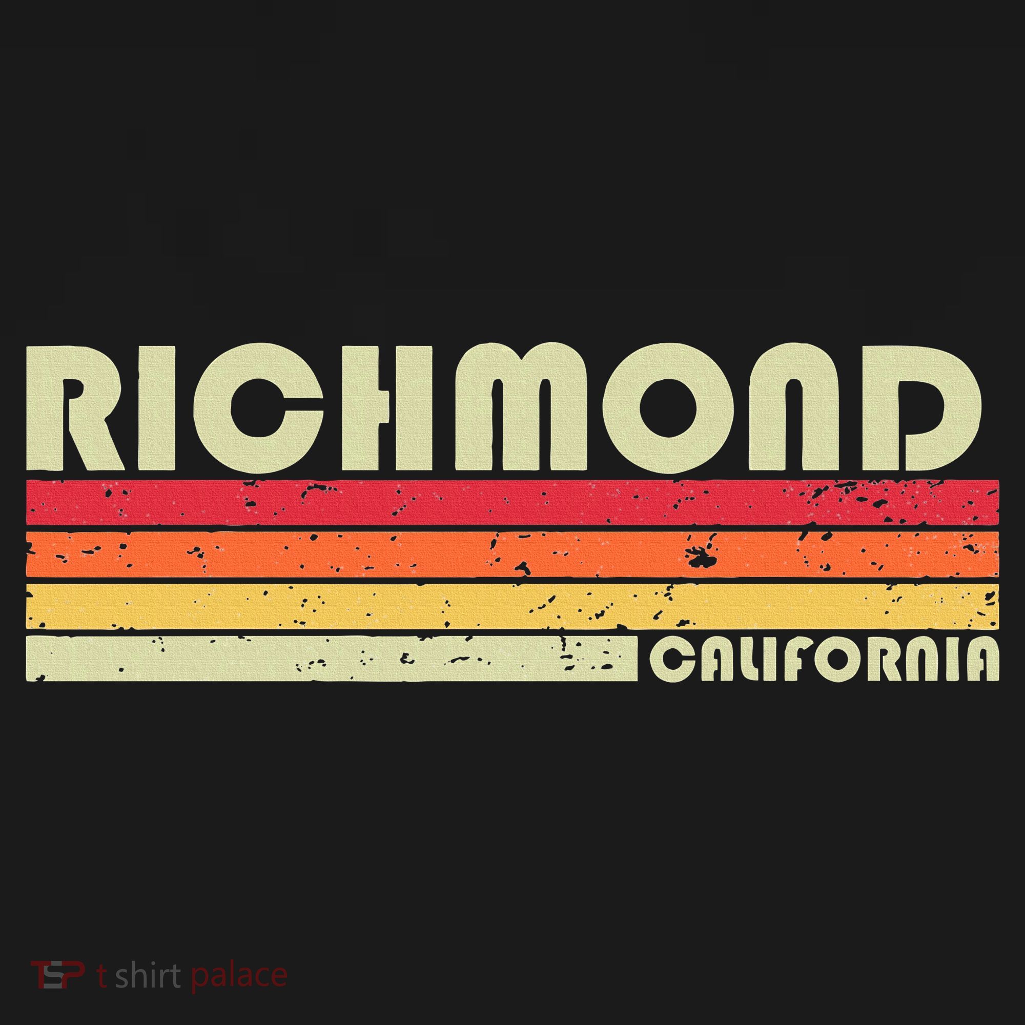 Richmond Ca California Funny City Home Roots Gift Retro 80s Women's Tank Top