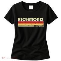 Richmond Ca California Funny City Home Roots Gift Retro 80s Women's T-Shirt thumb 0