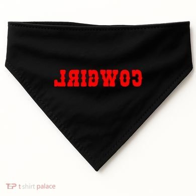 Reverse Cowgirl Classic Red Logo USA-Made Doggie Bandana