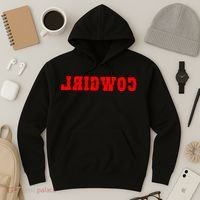 Reverse Cowgirl Classic Red Logo Hoodie thumb 3