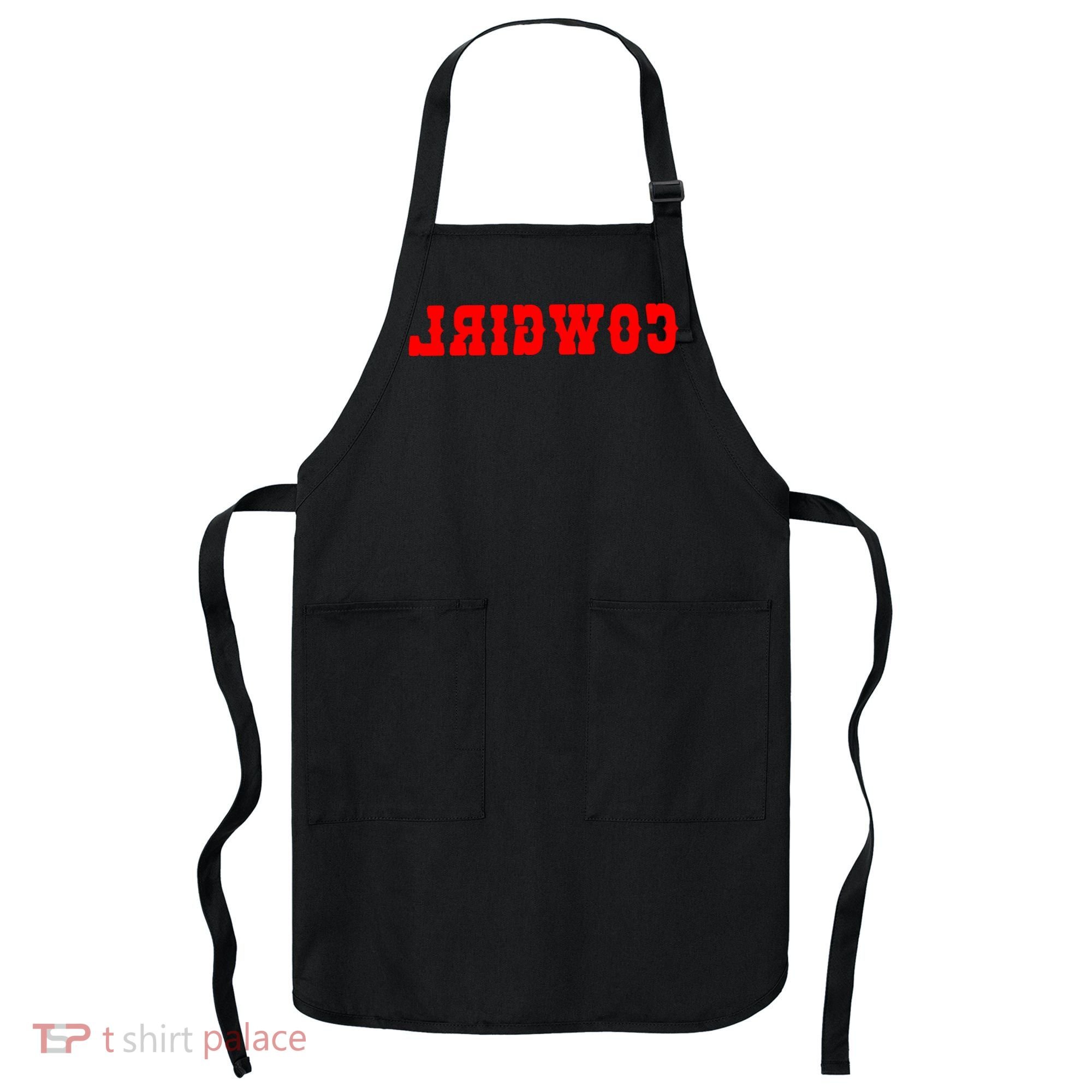 Reverse Cowgirl Classic Red Logo Apron