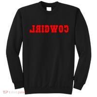 Reverse Cowgirl Classic Red Logo Sweatshirt thumb 0