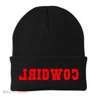 Reverse Cowgirl Classic Red Logo Beanie thumb 0