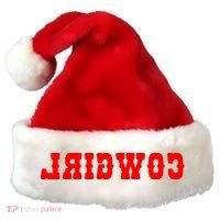 Reverse Cowgirl Classic Red Logo Santa Hat thumb 0