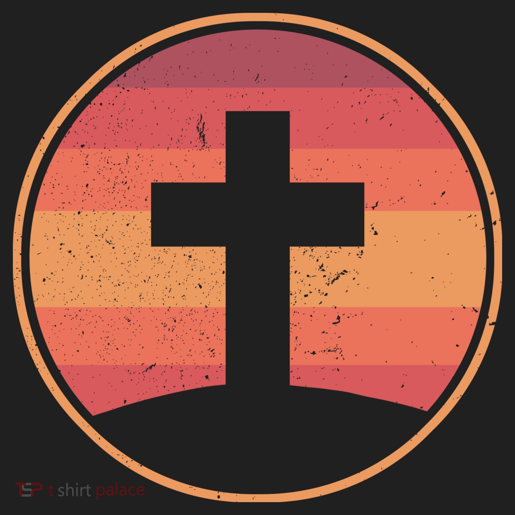 Retro Christian Cross Tumbler