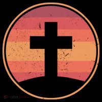 Retro Christian Cross Ornament thumb 1