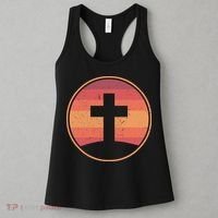 Retro Christian Cross Women's Tank Top thumb 3