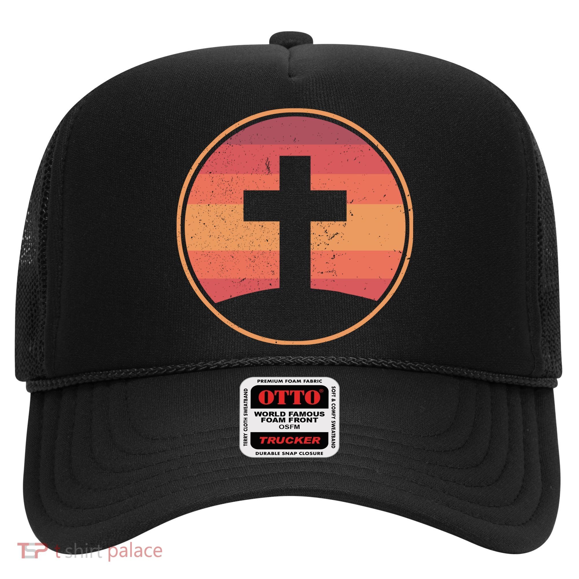 Retro Christian Cross Hat