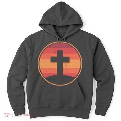 Retro Christian Cross Hoodie