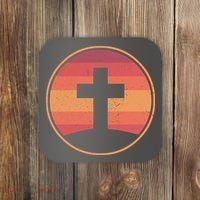 Retro Christian Cross Coaster thumb 0