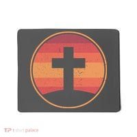 Retro Christian Cross Mousepad thumb 0