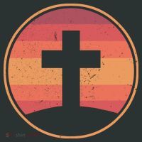 Retro Christian Cross Mousepad thumb 1