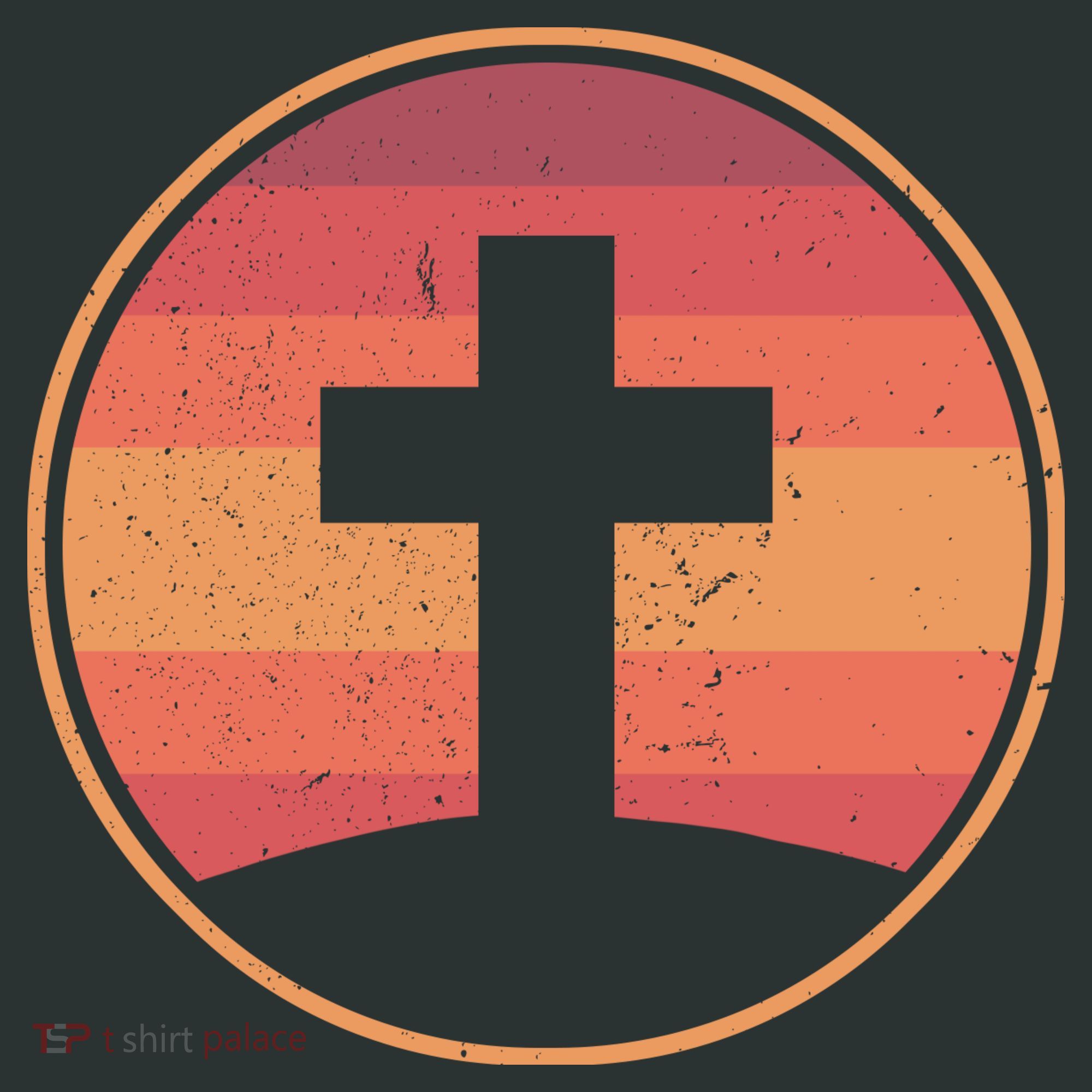Retro Christian Cross Kids T-Shirt