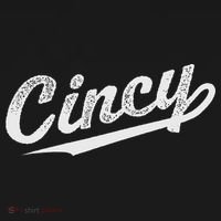 Retro Cincy Cincinnati Ohio Vintage Cursive Script Throwback Button thumb 1