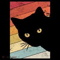 Retro Cat Cool Gift For Kitten Lovers Bucket Hat thumb 4