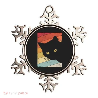 Retro Cat Cool Gift For Kitten Lovers Ornament
