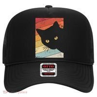 Retro Cat Cool Gift For Kitten Lovers Hat thumb 0