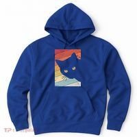 Retro Cat Cool Gift For Kitten Lovers Hoodie thumb 0