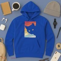 Retro Cat Cool Gift For Kitten Lovers Hoodie thumb 3