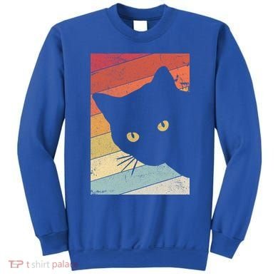 Retro Cat Cool Gift For Kitten Lovers Sweatshirt