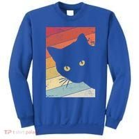 Retro Cat Cool Gift For Kitten Lovers Sweatshirt thumb 0