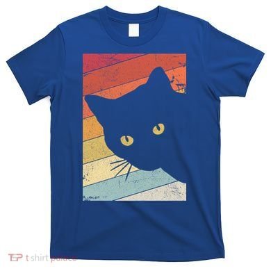 Retro Cat Cool Gift For Kitten Lovers T-Shirt
