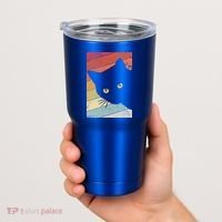 Retro Cat Cool Gift For Kitten Lovers Tumbler thumb 2