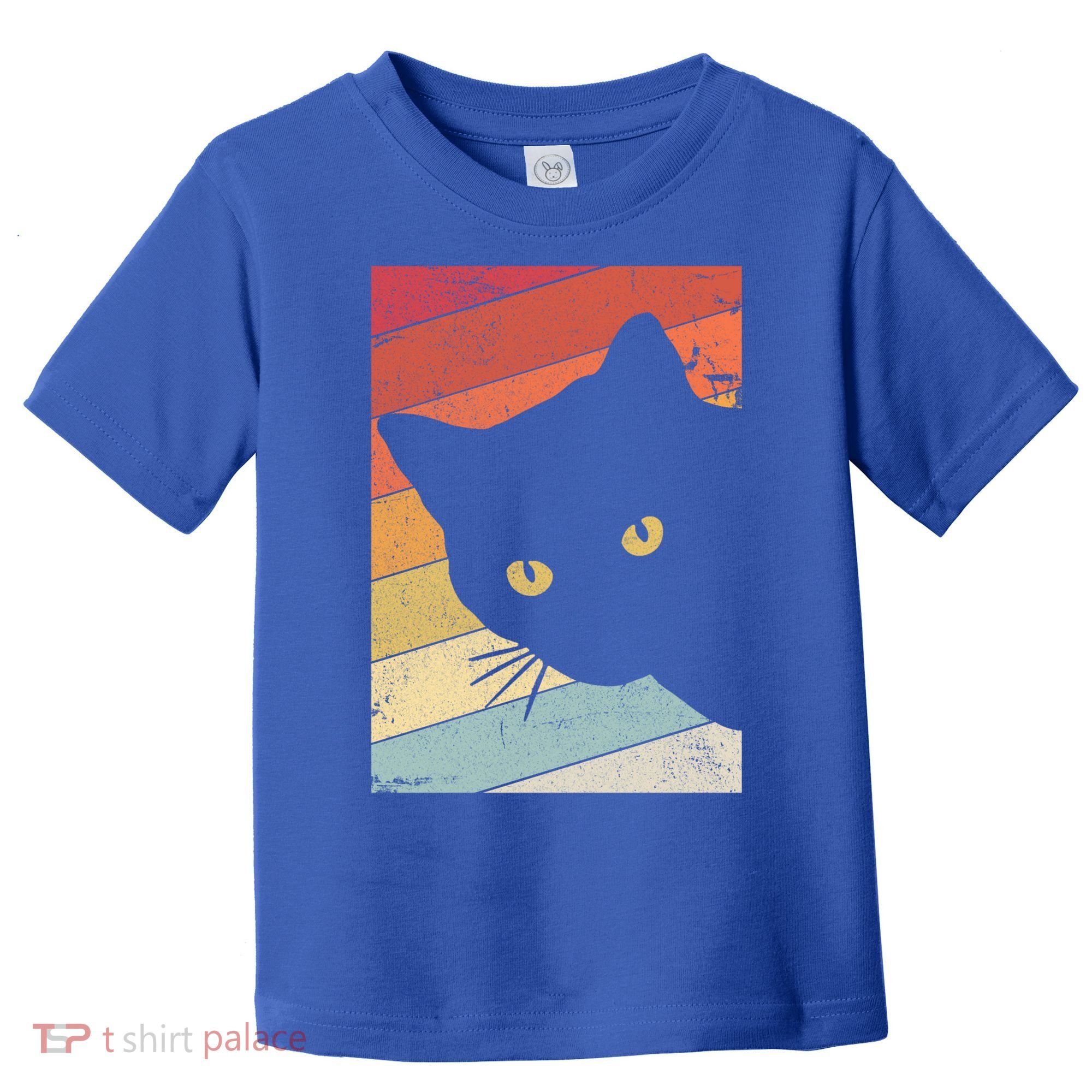 Retro Cat Cool Gift For Kitten Lovers Toddler T-Shirt