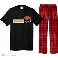 Retro Cat Cool Gift For Kitten Lovers Pajama Set thumb 0