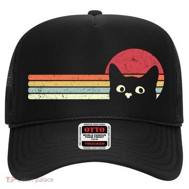 Retro Cat Cool Gift For Kitten Lovers Hat