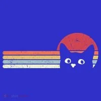 Retro Cat Cool Gift For Kitten Lovers Hoodie thumb 2