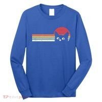 Retro Cat Cool Gift For Kitten Lovers Long Sleeve Shirt thumb 0