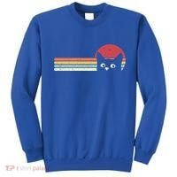 Retro Cat Cool Gift For Kitten Lovers Sweatshirt thumb 0