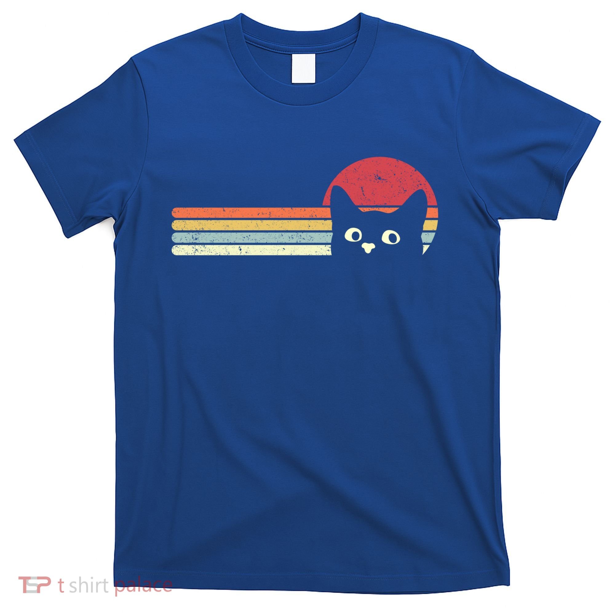 Retro Cat Cool Gift For Kitten Lovers T-Shirt