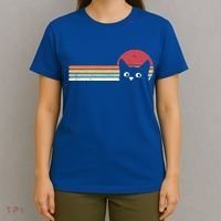 Retro Cat Cool Gift For Kitten Lovers T-Shirt thumb 4