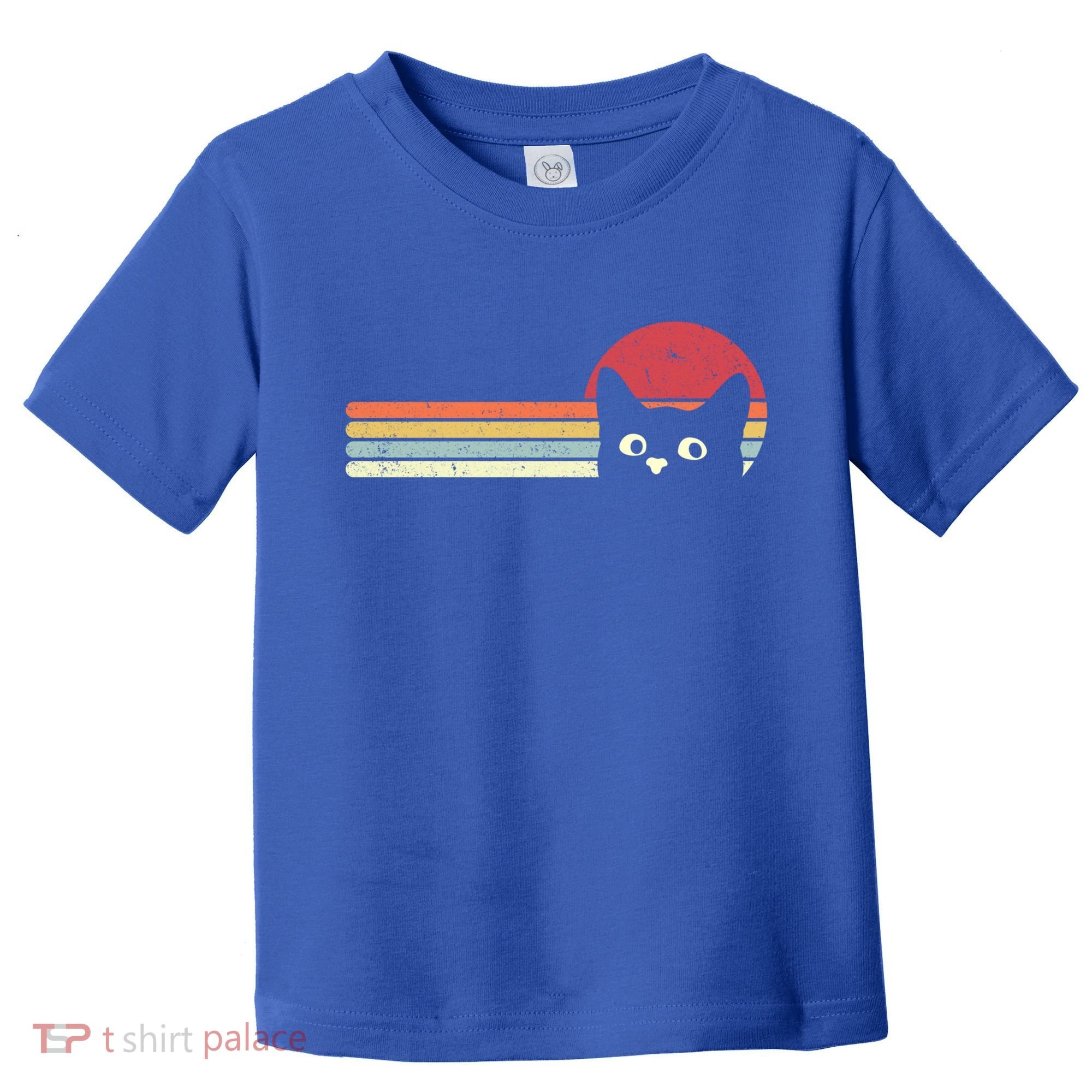 Retro Cat Cool Gift For Kitten Lovers Toddler T-Shirt