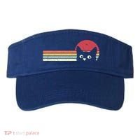 Retro Cat Cool Gift For Kitten Lovers Visor thumb 0