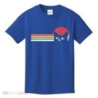 Retro Cat Cool Gift For Kitten Lovers Kids T-Shirt thumb 0