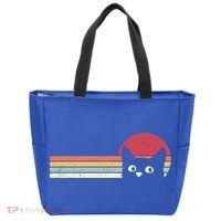 Retro Cat Cool Gift For Kitten Lovers Tote Bag thumb 0