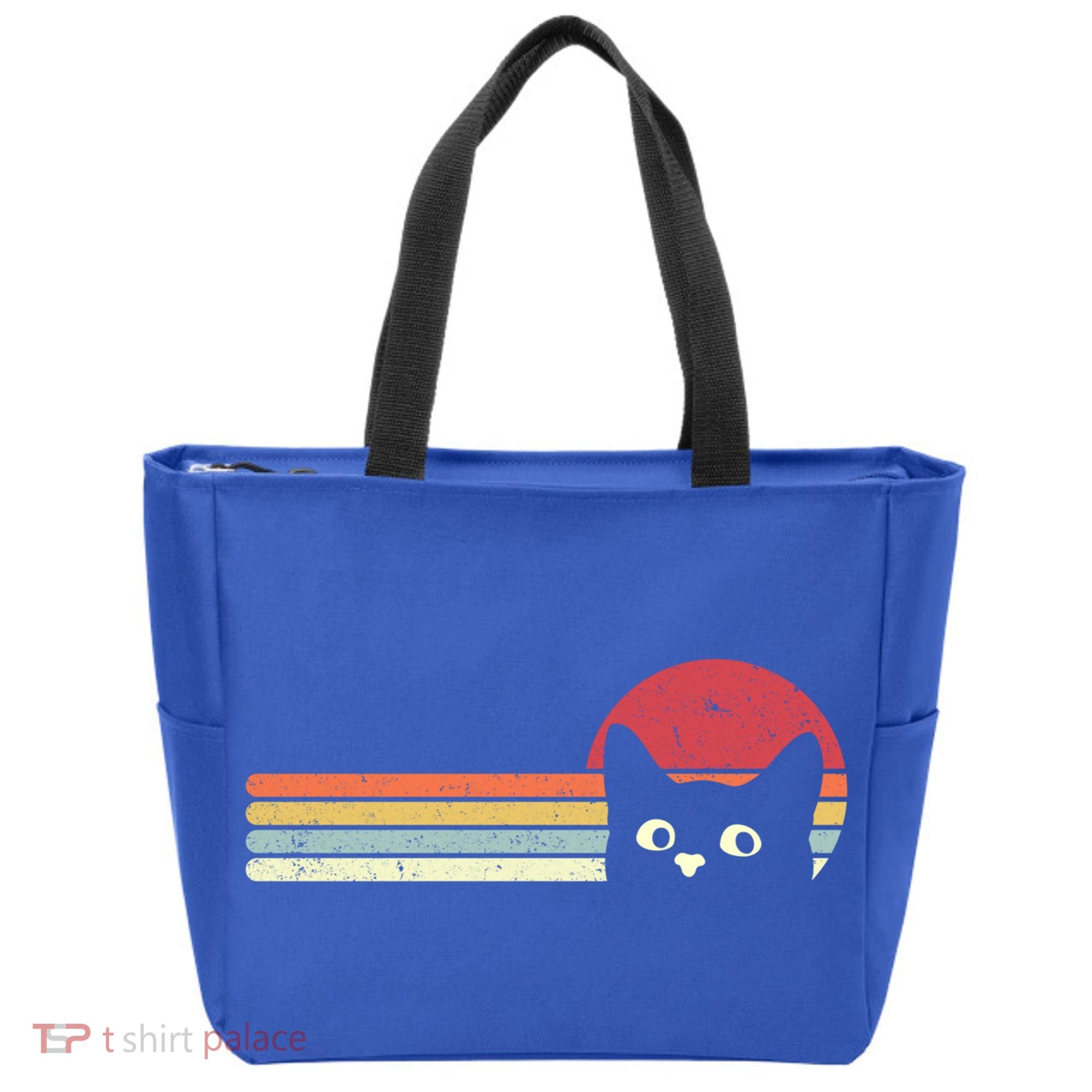 Retro Cat Cool Gift For Kitten Lovers Tote Bag