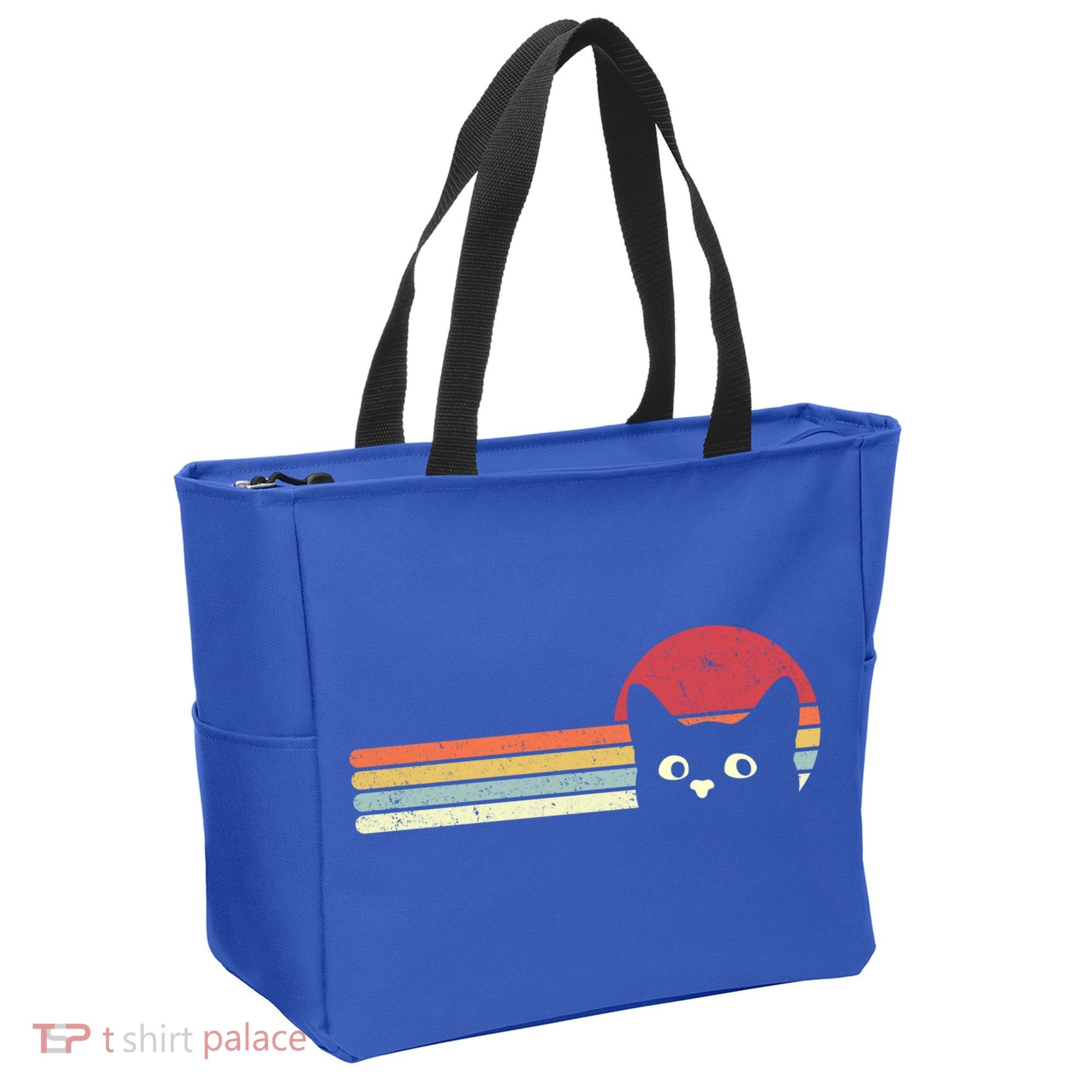 Retro Cat Cool Gift For Kitten Lovers Tote Bag
